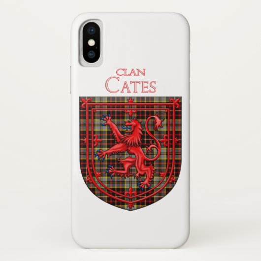 Cates Dress Tartan Scottish Kariert Case-Mate iPhone Hülle (Rückseite)