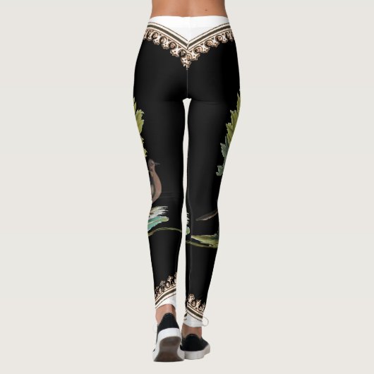 Catesby Vogel auf hinteren Leggings (Rückseite)