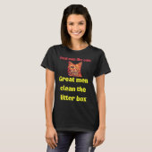 CatFather oder Cat Daddy T-Shirt (Vorne ganz)