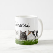Catfeine nicht Koffein Kaffeetasse (VorderseiteRechts)
