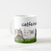 Catfeine nicht Koffein Kaffeetasse (Vorderseite Links)