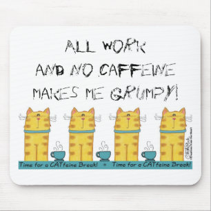 CATffeine-Break Mousepad