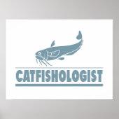 Catfischereifischerei Poster (Vorne)
