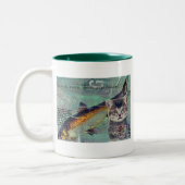 Catfischereifischerei Zweifarbige Tasse (Links)