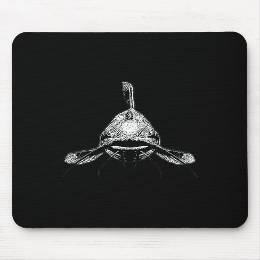 Catfish Angler Catfish Fisch Fisherman Fishi Mousepad (Vorne)
