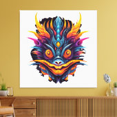 Catfish Beautiful Pop Kunst Leinwanddruck (Insitu (Wohnzimmer))