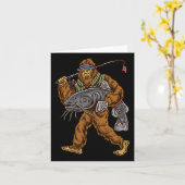Catfish Bigfoot Jagd Karte (Gelbe Blume)