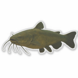 Catfish Cut-out Sticker