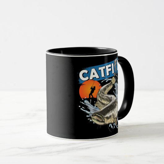 Catfish Fisherman  Tasse (VorderseiteRechts)