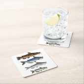 Catfish Group Rechteckiger Pappuntersetzer (Vor Ort)