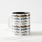 Catfish Group Zweifarbige Tasse (Vorderseite Links)