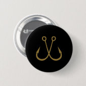 Catfish Hunter Catfish Fisherman Catfish Button (Vorne & Hinten)