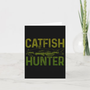 Catfish Hunter Catfish Fishing Gift Karte