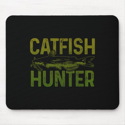 Catfish Hunter Catfish Fishing Gift Mousepad (Vorne)