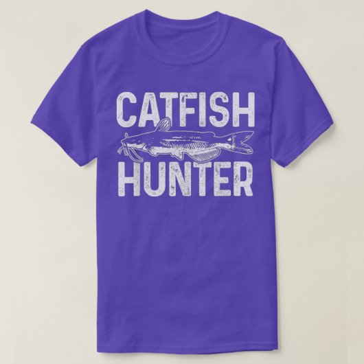 Catfish Hunter Fangfischerei Fischfang Geschenk T-Shirt (Design vorne)