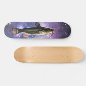 Catfish in Deep Space Skateboard (Horizontal)