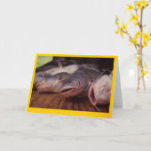 ‚Catfish‘ Karte (Gelbe Blume)