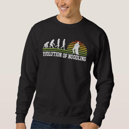 Catfish Man Evolution of Noodling  2 Sweatshirt (Vorderseite)