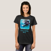 Catfish Meow - Funny Cat Snorkeling T - Shirt (Vorne ganz)