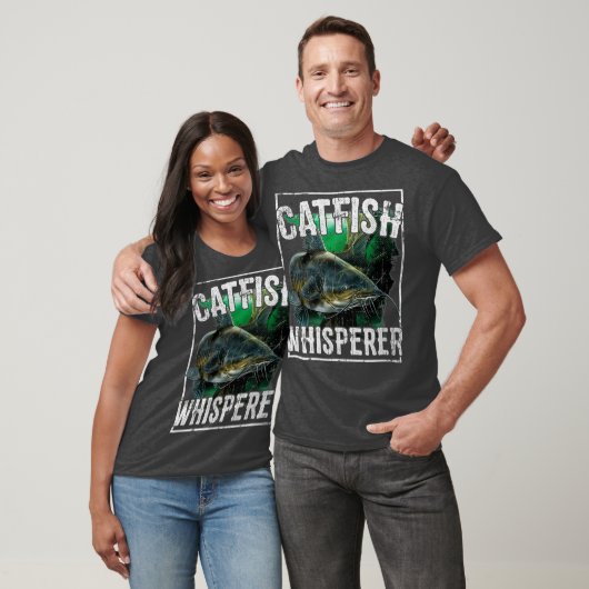 Catfish Whisperer Fisch T-Shirt (Unisex)