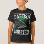 Catfish Whisperer Fisch T-Shirt (Vorderseite)