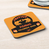 Catfishing Colorado Getränkeuntersetzer (Linke Seite)