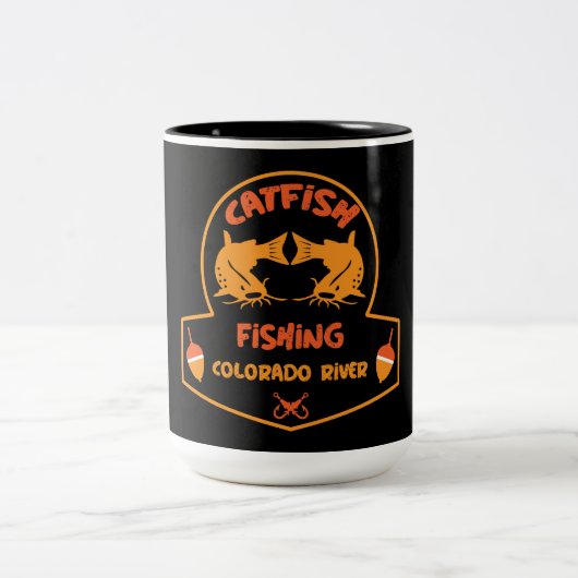 Catfishing Colorado Zweifarbige Tasse (Mittel)