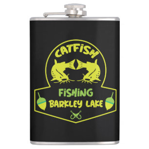 Catfishing Lake Barkley Kentucky Flachmann