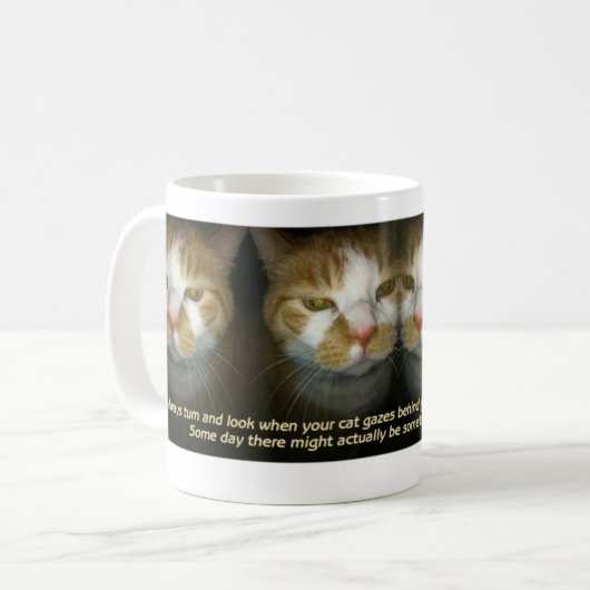CatGazes Kaffeetasse (Vorderseite Links)
