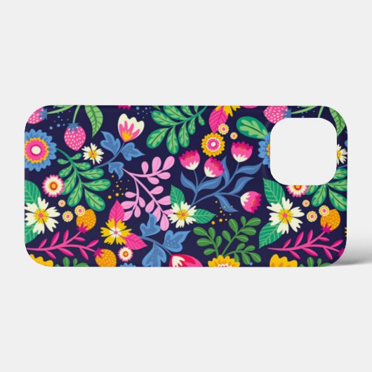 Cath Kidston Blume zeichnete originales Kunstdesig Case-Mate iPhone Hülle (Rückseite (Horizontal))