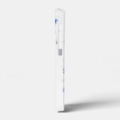 Cath Kidston London Design blaue Blumen Case-Mate iPhone Hülle (Rückseite / Links)