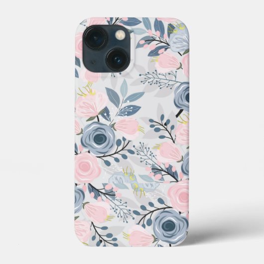Cath Kidston London Design blaue Blumen Case-Mate iPhone Hülle (Rückseite)