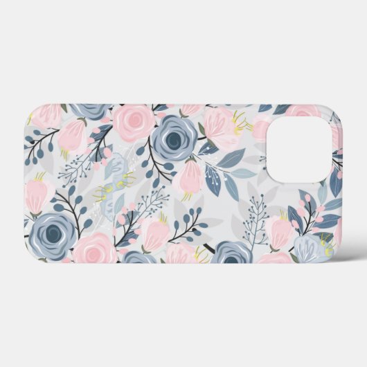 Cath Kidston London Design blaue Blumen Case-Mate iPhone Hülle (Rückseite (Horizontal))