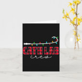 Cath Lab Crew Cardiology Nurse Rad Tech Christmas Karte (Gelbe Blume)