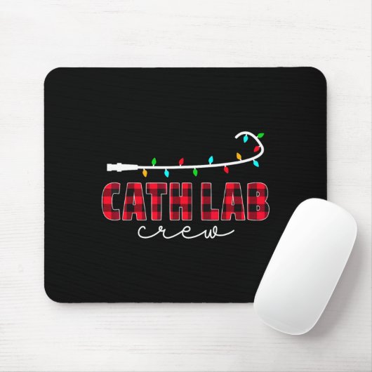 Cath Lab Crew Cardiology Nurse Rad Tech Christmas Mousepad (Mit Mouse)