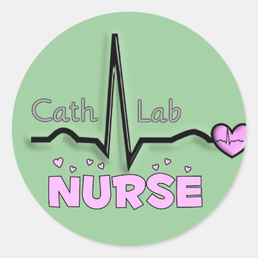 Cath Labrador Nurse Geschenke Runder Aufkleber (Vorderseite)