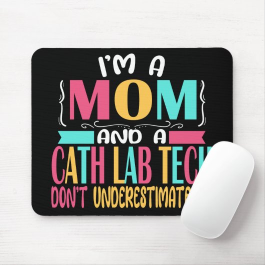 Cath Labrador Tech Cardiac Mama Geschenk Mousepad (Mit Mouse)