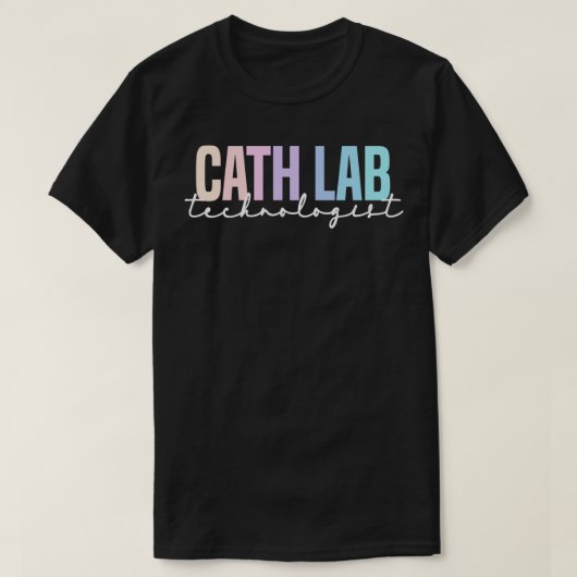 Cath Labrador Technologe entwerfen in einem hellen T-Shirt (Design vorne)