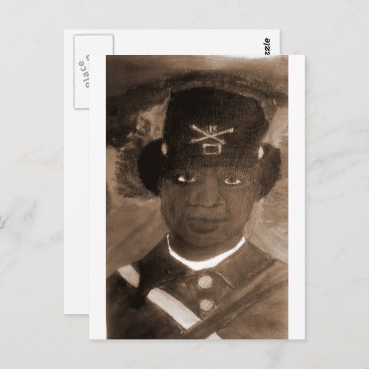 Cathay Williams/William Cathay Postkarte (Vorne/Hinten)