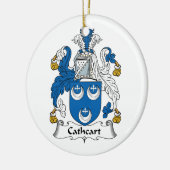 Cathcart Familienwappen Keramikornament (Links)