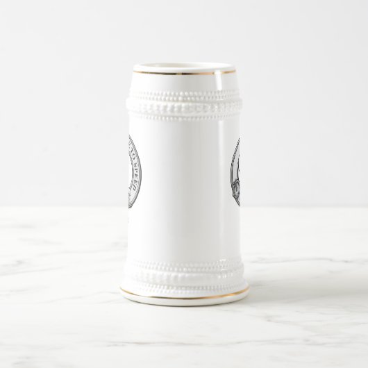 Cathcart Wappen Abzeichen Bierglas (Mittel)