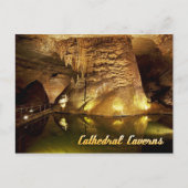 Cathedral Caverns Staat Park, Alabama Postkarte (Vorderseite)