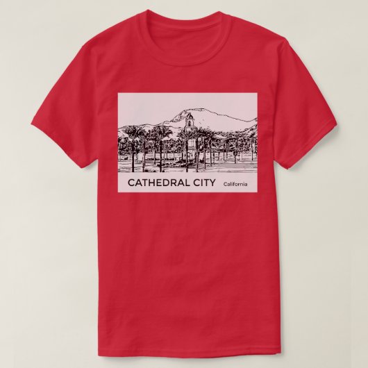 Cathedral City California TShirt (Design vorne)