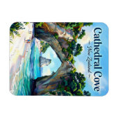 Cathedral Cove Neuseeland Magnet (Horizontal)