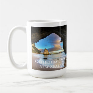 Cathedral Cove Neuseeland Strand Ozean Kaffeetasse