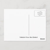 "Cathedral Cove, New Zealand" Postkarte (Rückseite)