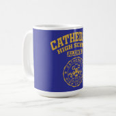 Cathedral High School NY Alumni-Tasse Kaffeetasse (Vorderseite Links)