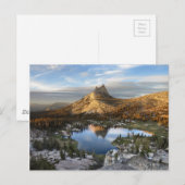 Cathedral Lake and Peak - Yosemite John Muir Trail Postkarte (Vorne/Hinten)