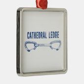 Cathedral Ledge Klettern Schnellziehen Ornament Aus Metall (Rechts)