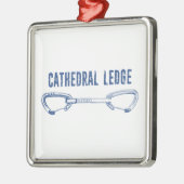 Cathedral Ledge Klettern Schnellziehen Ornament Aus Metall (Links)